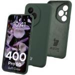 Carcasa Bizon Soft compatibila cu Honor 400 Pro, Dark Green 3 - lerato.ro