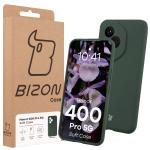 Carcasa Bizon Soft compatibila cu Honor 400 Pro, Dark Green 8 - lerato.ro