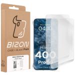 Kit protectie 3 in 1 BizonMobile Clear Pack, Carcasa Bizon Salpa si 2 folii Bizon Glass Hydrogel, compatibil cu Honor 400 Pro, Transparent 10 - lerato.ro