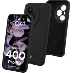 Carcasa Bizon Soft compatibila cu Honor 400 Pro, Negru 3 - lerato.ro