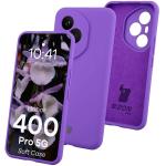 Carcasa Bizon Soft compatibila cu Honor 400 Pro, Mov 3 - lerato.ro
