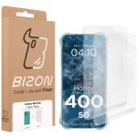Kit protectie 3 in 1 BizonMobile Clear Pack, Carcasa Bizon Salpa si 2 folii Bizon Glass Hydrogel, compatibil cu Honor 400, Transparent 10 - lerato.ro