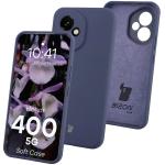 Carcasa Bizon Soft compatibila cu Honor 400, Dark Blue 3 - lerato.ro