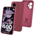 Carcasa Bizon Soft compatibila cu Honor 400, Dark Purple 3 - lerato.ro