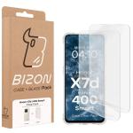 Kit protectie 3 in 1 BizonMobile Clear Pack, Carcasa Bizon Salpa si 2 folii Bizon Glass Hydrogel, compatibil cu Honor 400 Smart, Transparent 10 - lerato.ro
