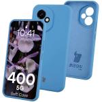 Carcasa Bizon Soft compatibila cu Honor 400, Albastru 3 - lerato.ro