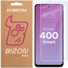 Folii protectie Honor 400 Smart, Folie sticla hibrid Bizon Glass Mule compatibila cu Honor 400 Smart, Transparent, lerato.ro