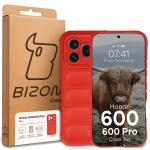 Carcasa Bizon Tur compatibila cu Honor 600 5G / 600 Pro 5G, Rosu 9 - lerato.ro