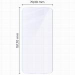 Folie sticla hibrid Bizon Hybrid Mule compatibila cu Honor 600, Transparent 3 - lerato.ro