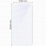 Folie sticla hibrid Bizon Hybrid Mule compatibila cu Honor 600 Lite, Transparent 3 - lerato.ro