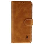Husa flip cover Bizon Pocket compatibila cu Honor 600 Lite, Maro 2 - lerato.ro
