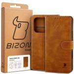 Husa flip cover Bizon Pocket compatibila cu Honor 600 Lite, Maro 7 - lerato.ro