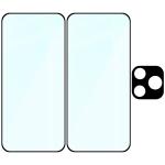 Set protectie 3in1 Bizon Glass Edge Pack, 2 folii sticla ecran + 1 folie sticla camera foto, compatibil cu Honor 600 Lite, Negru 7 - lerato.ro