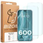 Kit protectie 3 in 1 BizonMobile Clear Pack, Carcasa Bizon Salpa si 2 Folii sticla securizata Bizon Glass Clear, compatibil cu Honor 600 Lite, Transparent 10 - lerato.ro