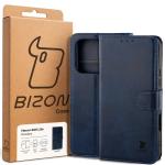 Husa flip cover Bizon Pocket compatibila cu Honor 600 Lite, Navy Blue 7 - lerato.ro
