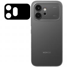 Folii protectie telefoane Honor, Set 2 folii sticla securizata camera foto Bizon Glass Lens compatibile cu Honor 600, Negru, lerato.ro