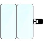 Set protectie 3in1 Bizon Glass Edge Pack, 2 folii sticla ecran + 1 folie sticla camera foto, compatibil cu Honor 600, Negru 7 - lerato.ro