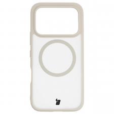 Huse si carcase Honor, Carcasa Bizon MatteO cu MagSafe compatibila cu Honor 600 5G / 600 Pro 5G, Bej, lerato.ro