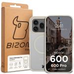 Carcasa Bizon MatteO cu MagSafe compatibila cu Honor 600 5G / 600 Pro 5G, Bej 8 - lerato.ro