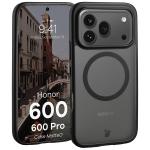 Carcasa Bizon MatteO cu MagSafe compatibila cu Honor 600 5G / 600 Pro 5G, Negru 3 - lerato.ro