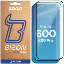Folii protectie telefoane Honor, Set 2 folii sticla securizata Bizon Glass Edge Duo compatibile cu Honor 600 5G / 600 Pro 5G, Negru, lerato.ro