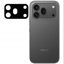 Folii protectie telefoane Honor, Set 2 folii sticla securizata camera foto Bizon Glass Lens compatibile cu Honor 600 Pro, Negru, lerato.ro
