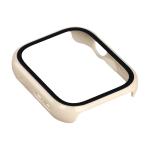 Carcasa cu protectie ecran din sticla securizata BizonMobile Adamo compatibila cu Huawei Watch Fit 5, Bej 8 - lerato.ro