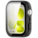 Carcasa cu protectie ecran din sticla securizata BizonMobile Adamo compatibila cu Huawei Watch Fit 5, Negru 6 - lerato.ro