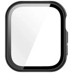 Carcasa cu protectie ecran din sticla securizata BizonMobile Adamo compatibila cu Huawei Watch Fit 5, Negru 9 - lerato.ro