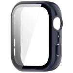 Carcasa cu protectie ecran din sticla securizata BizonMobile Adamo compatibila cu Huawei Watch Fit 5, Albastru 4 - lerato.ro