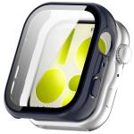 Carcasa cu protectie ecran din sticla securizata BizonMobile Adamo compatibila cu Huawei Watch Fit 5, Albastru 2 - lerato.ro