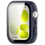 Carcasa cu protectie ecran din sticla securizata BizonMobile Adamo compatibila cu Huawei Watch Fit 5, Albastru 6 - lerato.ro