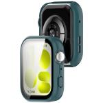 Carcasa cu protectie ecran din sticla securizata BizonMobile Adamo compatibila cu Huawei Watch Fit 5, Verde 5 - lerato.ro