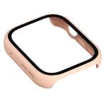 Carcasa cu protectie ecran din sticla securizata BizonMobile Adamo compatibila cu Huawei Watch Fit 5, Matte Pink 8 - lerato.ro