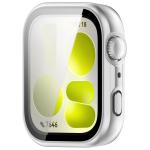 Carcasa cu protectie ecran din sticla securizata BizonMobile Adamo compatibila cu Huawei Watch Fit 5, Matte Silver 6 - lerato.ro