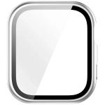 Carcasa cu protectie ecran din sticla securizata BizonMobile Adamo compatibila cu Huawei Watch Fit 5, Matte Silver 9 - lerato.ro