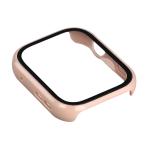 Carcasa cu protectie ecran din sticla securizata BizonMobile Adamo compatibila cu Huawei Watch Fit 5, Roz 8 - lerato.ro