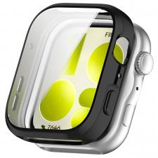 Accesorii Smartwatch, Carcasa cu protectie ecran BizonMobile Felipe compatibila cu Huawei Watch Fit 5, Negru, lerato.ro