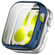 Accesorii Smartwatch, Carcasa cu protectie ecran BizonMobile Felipe compatibila cu Huawei Watch Fit 5, Albastru, lerato.ro