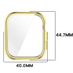 Carcasa cu protectie ecran BizonMobile Felipe compatibila cu Huawei Watch Fit 5, Gold 3 - lerato.ro