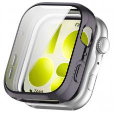 Accesorii Smartwatch, Carcasa cu protectie ecran BizonMobile Felipe compatibila cu Huawei Watch Fit 5, Gri, lerato.ro