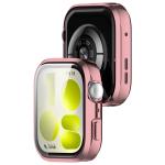 Carcasa cu protectie ecran BizonMobile Felipe compatibila cu Huawei Watch Fit 5, Roz 8 - lerato.ro