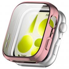 Accesorii Smartwatch, Carcasa cu protectie ecran BizonMobile Felipe compatibila cu Huawei Watch Fit 5, Roz, lerato.ro