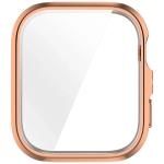 Carcasa cu protectie ecran BizonMobile Felipe compatibila cu Huawei Watch Fit 5, Rose Gold 7 - lerato.ro