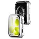 Carcasa cu protectie ecran BizonMobile Felipe compatibila cu Huawei Watch Fit 5, Silver 8 - lerato.ro
