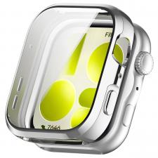 Carcasa cu protectie ecran BizonMobile Felipe compatibila cu Huawei Watch Fit 5, Silver