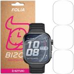 Set 3 folii de protectie Bizon HydroFlex compatibila cu Huawei Watch Fit 5 Pro, Transparent 2 - lerato.ro