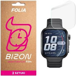 Set 2 folii protectie Bizon Watch Hydrogel compatibile cu Huawei Watch Fit 5 Pro, Transparent