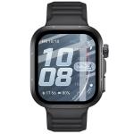 Folie sticla hibrid Bizon Watch Edge Hybrid compatibile cu Huawei Watch Fit 5 Pro, Negru 3 - lerato.ro