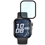 Folie sticla hibrid Bizon Watch Edge Hybrid compatibile cu Huawei Watch Fit 5 Pro, Negru 6 - lerato.ro